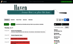 Havenconference2014.sched.org thumbnail