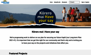 Haveyoursay.kapiticoast.govt.nz thumbnail