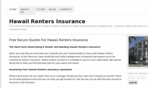 Hawaii-renters-insurance.com thumbnail