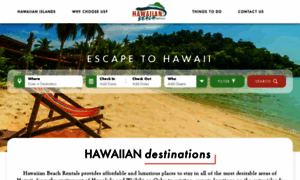 Hawaiianbeachrentals.com thumbnail