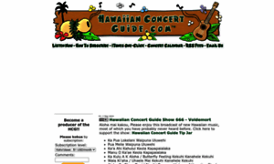 Hawaiianconcertguide.com thumbnail