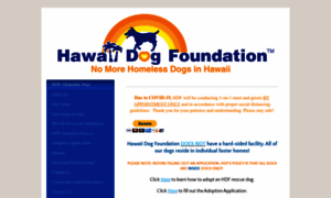 Hawaiidogfoundation.org thumbnail