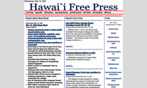 Hawaiifreepress.com thumbnail