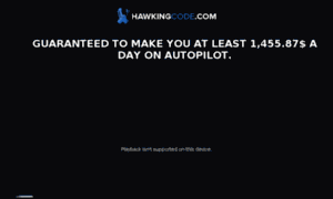 Hawkingcode.com thumbnail