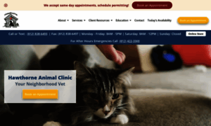 Hawthorneanimalclinic.com thumbnail