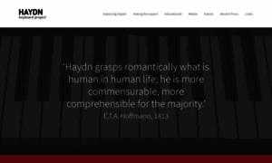 Haydnproject.org thumbnail