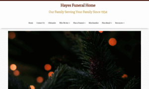 Hayesfuneralhome.net thumbnail