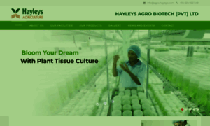 Hayleysagrobiotech.com thumbnail