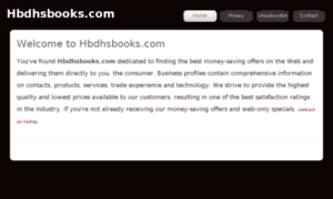 Hbdhsbooks.com thumbnail