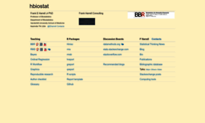 Hbiostat.org thumbnail