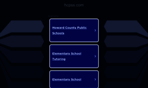 Hcpss.com thumbnail