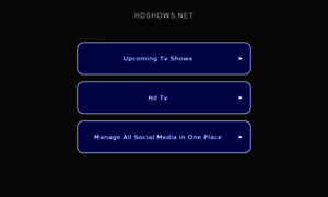 Hdshows.net thumbnail