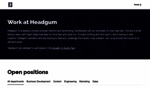 Headgum.recruitee.com thumbnail