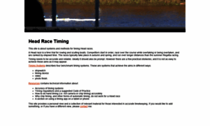 Headracetiming.com thumbnail