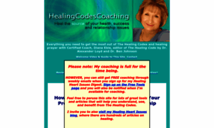 Healingcodecoaching.com thumbnail