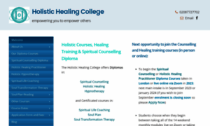 Healingcollege.co.uk thumbnail