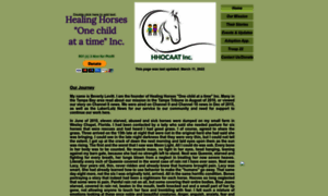 Healinghorsesonechildatatime.com thumbnail