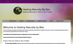 Healingnaturallybybee.com thumbnail