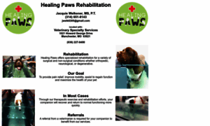 Healingpawsrehab.com thumbnail