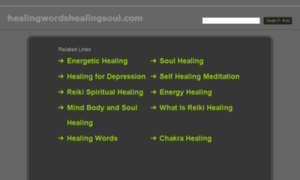 Healingwordshealingsoul.com thumbnail