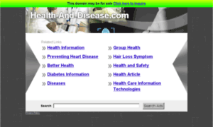 Health-and-disease.com thumbnail