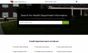 Health-departments.com thumbnail