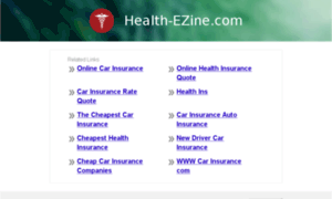 Health-ezine.com thumbnail