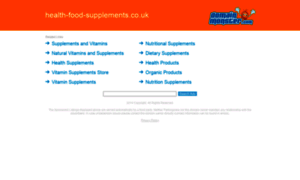 Health-food-supplements.co.uk thumbnail