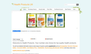 Health-products.org.uk thumbnail