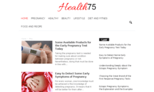 Health75.com thumbnail