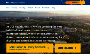 Healthaffairs.uci.edu thumbnail
