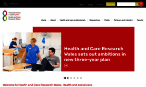 Healthandcareresearchwales.org thumbnail