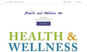 Healthandwellness365.org thumbnail