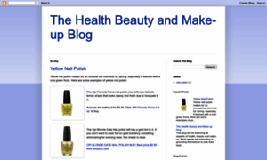 Healthbeautyandmakeup.blogspot.com thumbnail