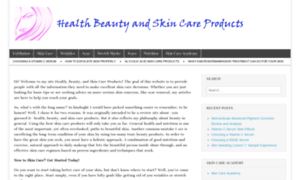 Healthbeautyandskincareproducts.com thumbnail