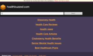 Healthbuzzed.com thumbnail