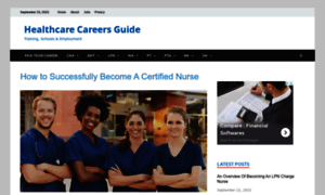 Healthcarecareersguide.com thumbnail