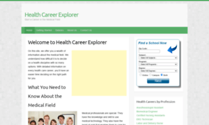 Healthcareerexplorer.com thumbnail