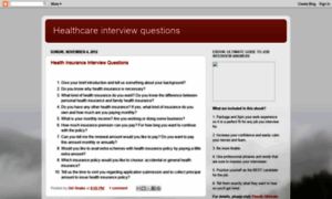 Healthcareinterviewquestions123.blogspot.com thumbnail