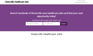 Healthcarejobsgreenvillesc.com thumbnail