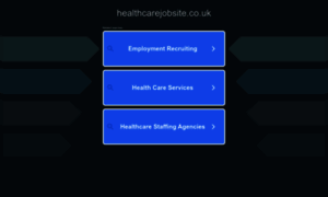 Healthcarejobsite.co.uk thumbnail