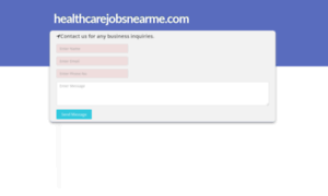 Healthcarejobsnearme.com thumbnail