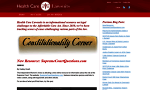 Healthcarelawsuits.org thumbnail