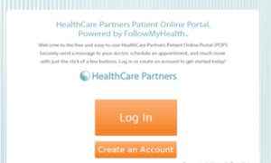 Healthcarepartners.followmyhealth.com thumbnail