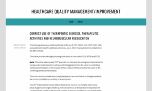 Healthcarequalitymanagementimprovement.wordpress.com thumbnail