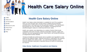 Healthcaresalaryonline.com thumbnail