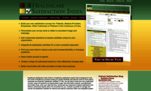 Healthcaresatisfactionindex.com thumbnail