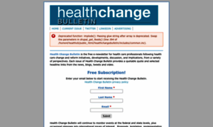 Healthchangebulletin.com thumbnail