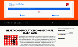 Healthcodeviolation.com thumbnail