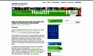 Healthcommentary.org thumbnail
